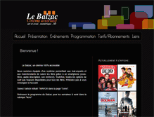 Tablet Screenshot of lebalzac.fr